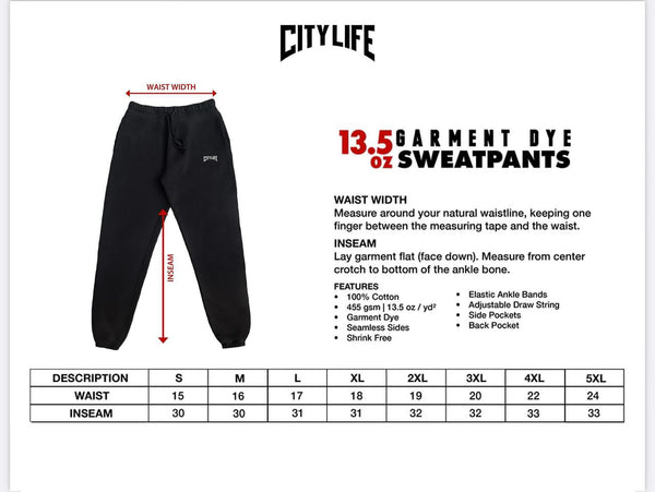 CITY LIFE SWEATPANTS